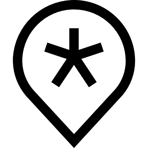 Placeholder signs interface map location icon