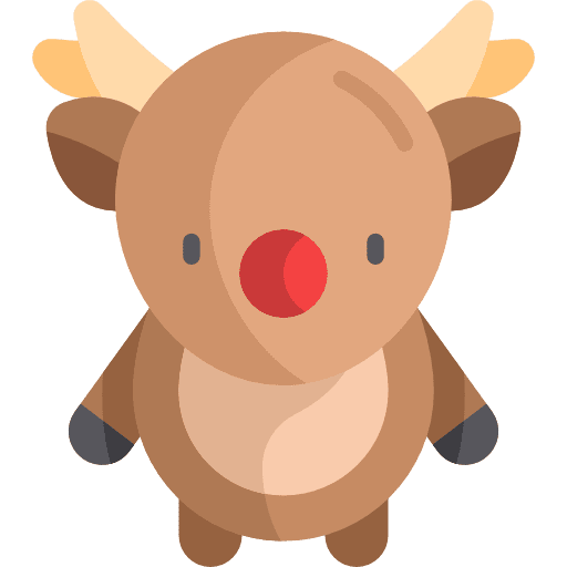 Deer deer animals christmas icon