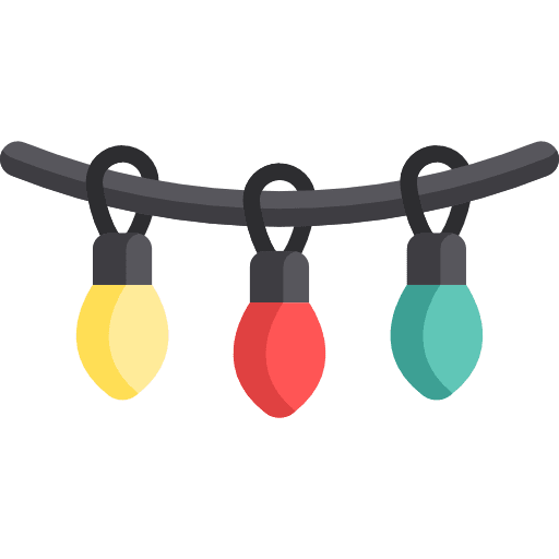 Lights lights christmas light bulb icon