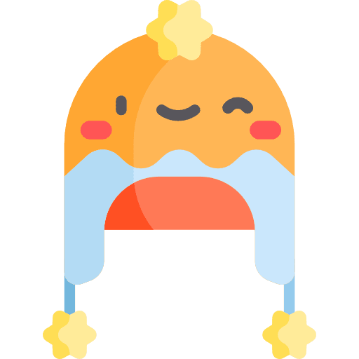 Winter hat winter hat clothing warm icon