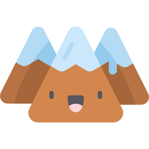 Mountains mountain nature snow icon
