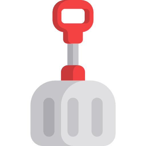 Shovel christmas gardening tools and utensils icon