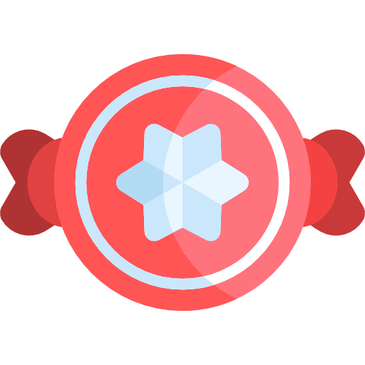 Candy sugar food and restaurant dessert icon