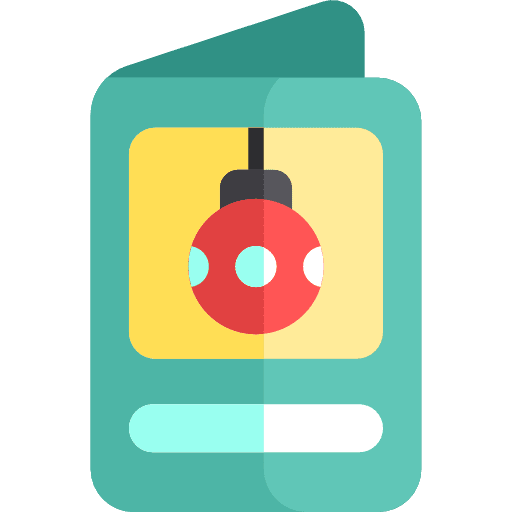 Postcard social letter postcard icon