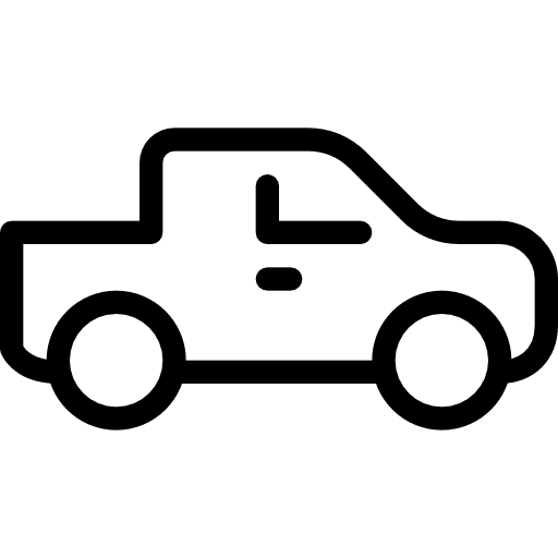 Pick up truck truck transport transportation icon