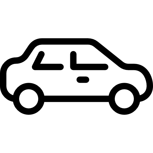 Sedan travelling transportation transports icon