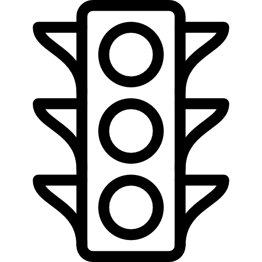 Traffic light light stop signal traffic lights icon