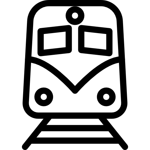 Train travelling mrt travel icon