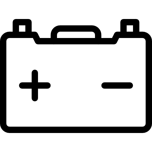 Battery power technology battery icon