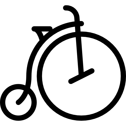 Bicycle bike vehicle transportation icon