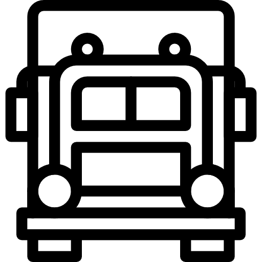 Truck transportation delivery cargo truck icon