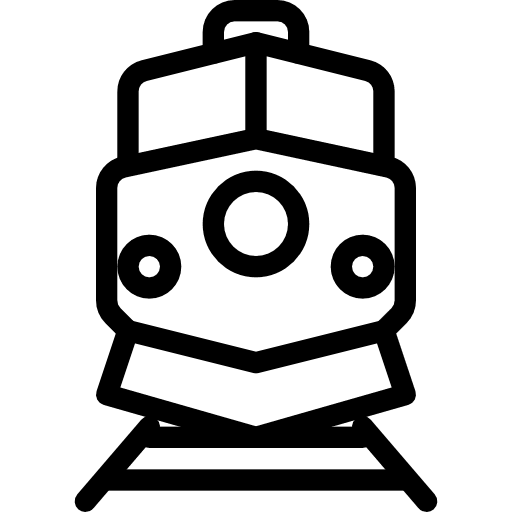 Train transportation street train icon