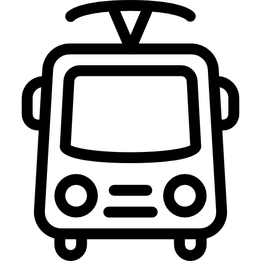 Trolleybus automobile trolleybus transportation icon