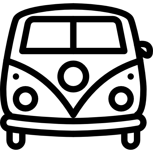 Van vehicle transport car icon