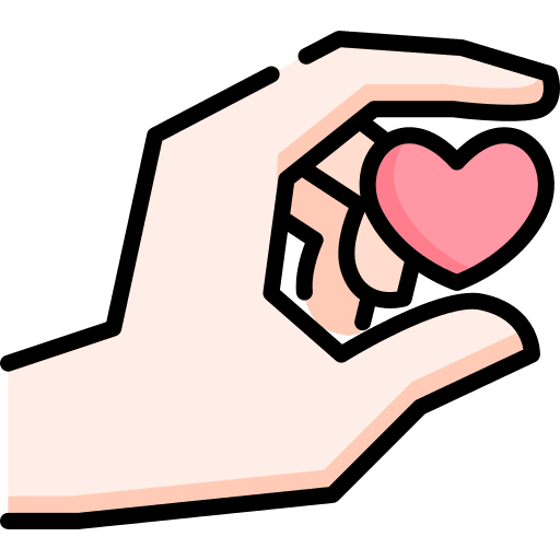 Heart love heart love and romance icon