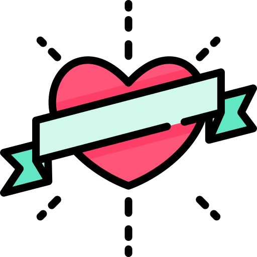 Heart lover peace shapes icon