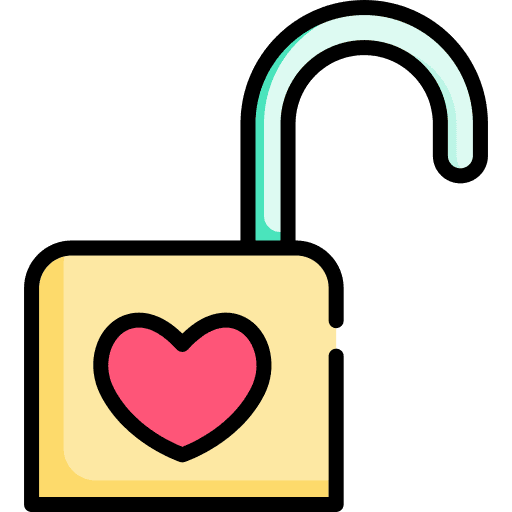 Padlock padlock love and romance love icon
