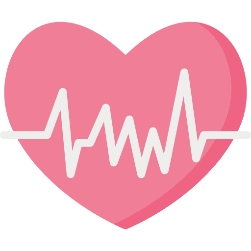 Heart rate cardiogram medical electrocardiogram icon