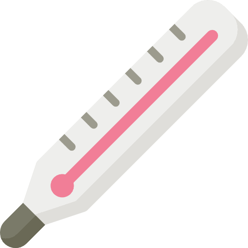 Thermometer temperature fahrenheit digital icon