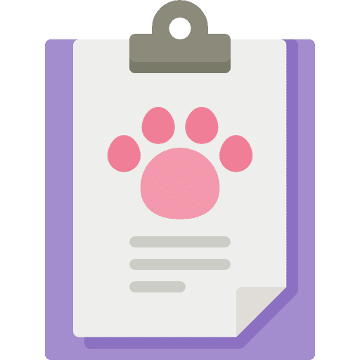 Veterinary healthcare and medical animals health icon