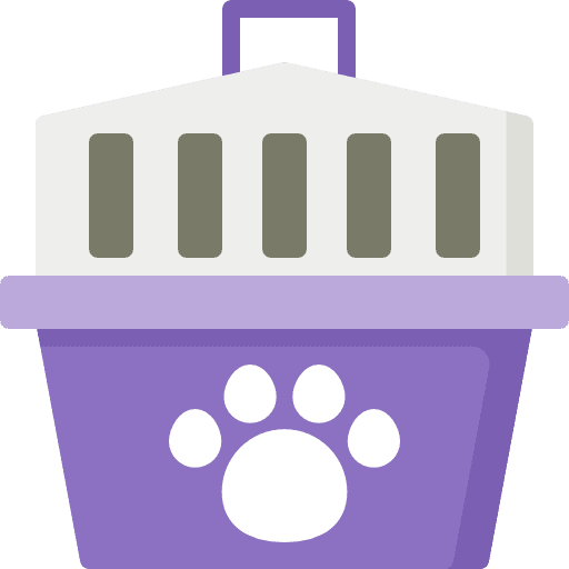 Cage cage pets transport icon