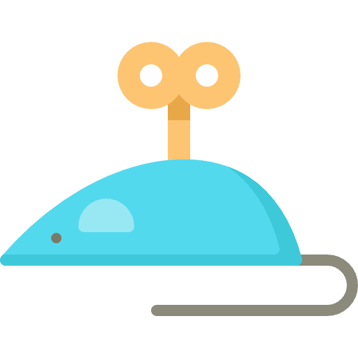 Toy cat toy mouses icon