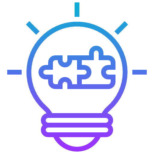 Solution light bulb solution miscellaneous icon