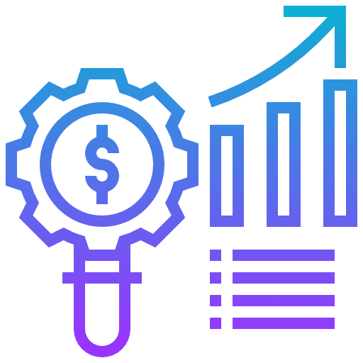 Graphic configuration loupe stats icon