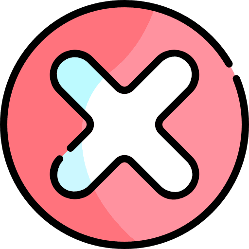 Cancel button uninstall cancel icon