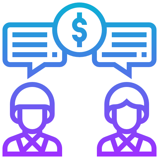 Conference profile meeting communications icon