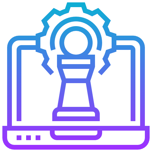 Notebook seo and web notebook connection icon