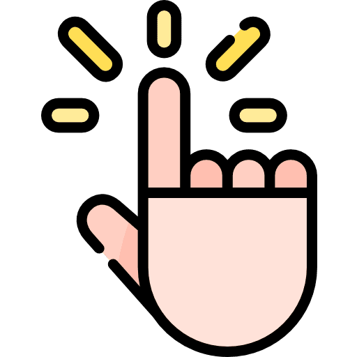 Tap one gestures click icon