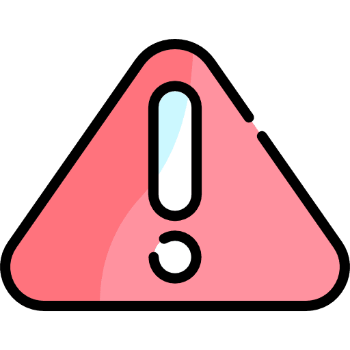 Warning notice error shapes and symbols icon