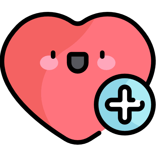 Favourite shapes heart social media icon