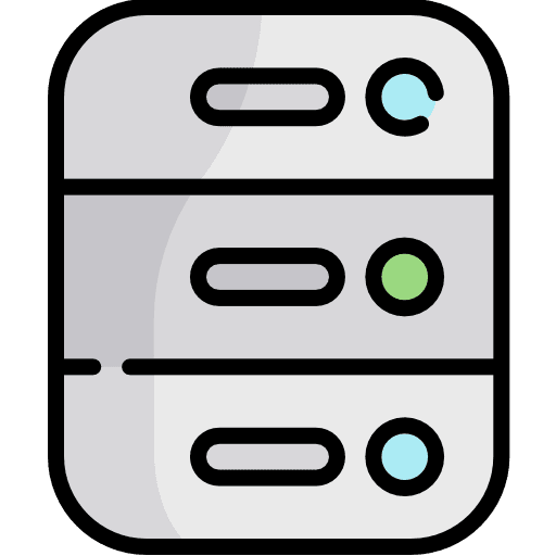 Database computer database network icon