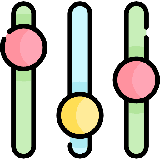 Options levels multimedia ui icon