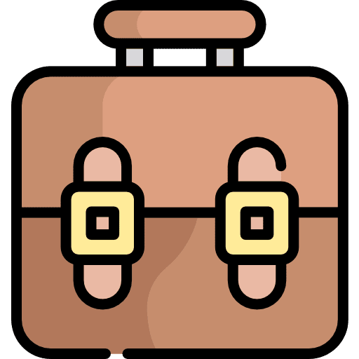 Portfolio suitcase portfolio briefcase icon