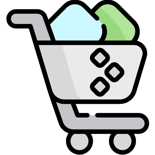 Shopping cart shop shopping trolley icon