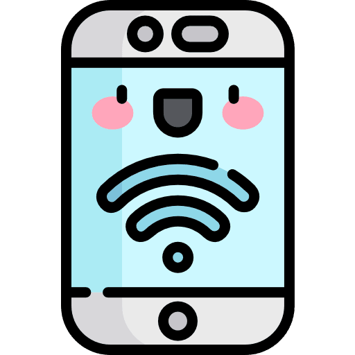 Smartphone technology wifi electronics icon