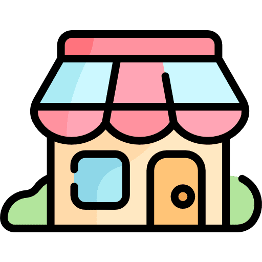 Store commerce store buildings icon
