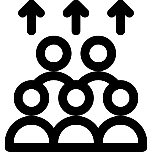 Population demographics user people icon