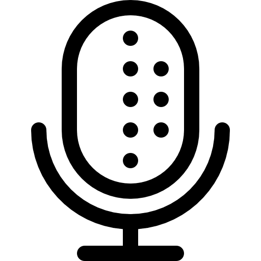 Microphone micro communications electronics icon