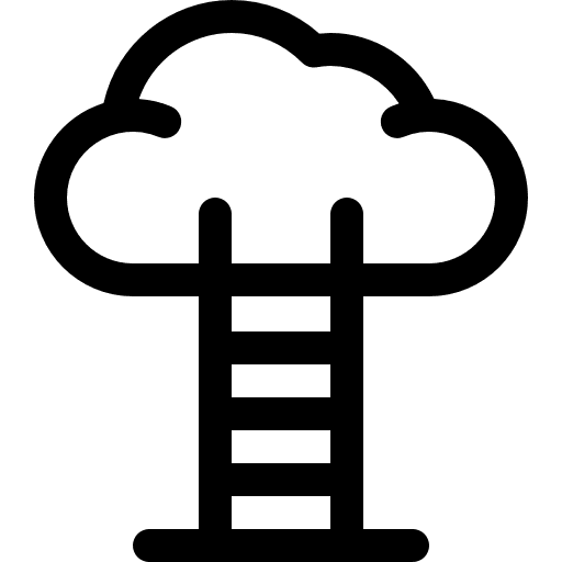 Career goal success promotion icon