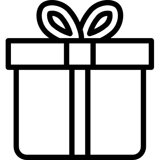 Gift box christmas boxes package icon