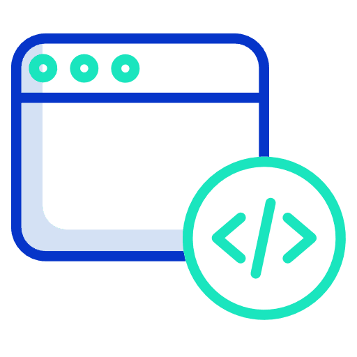Web programming website interface code icon