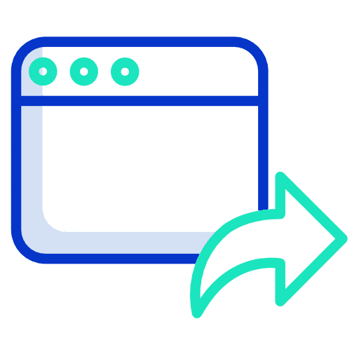 Browser interface computing setup icon