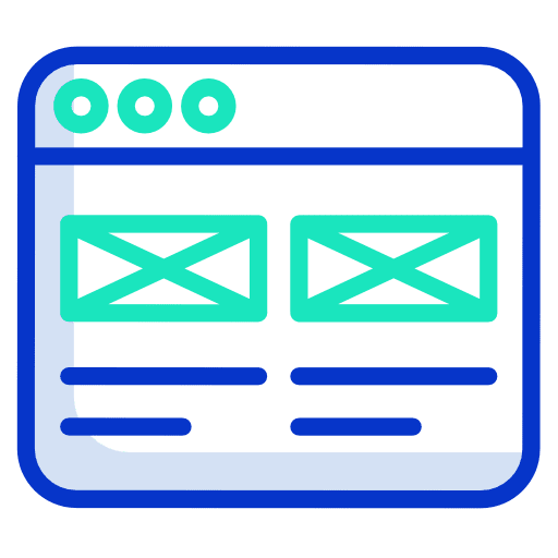 Layout check mark ui content icon