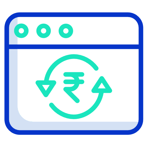 Online payment banking bank business and finance icon