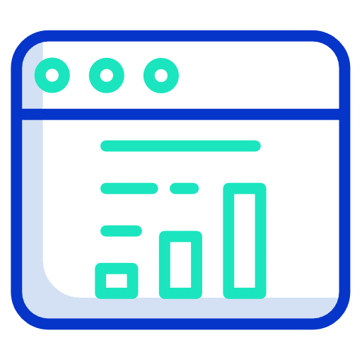 Report analytics seo and web stats icon