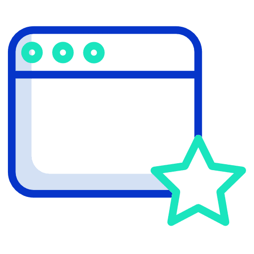 Web web rating value icon